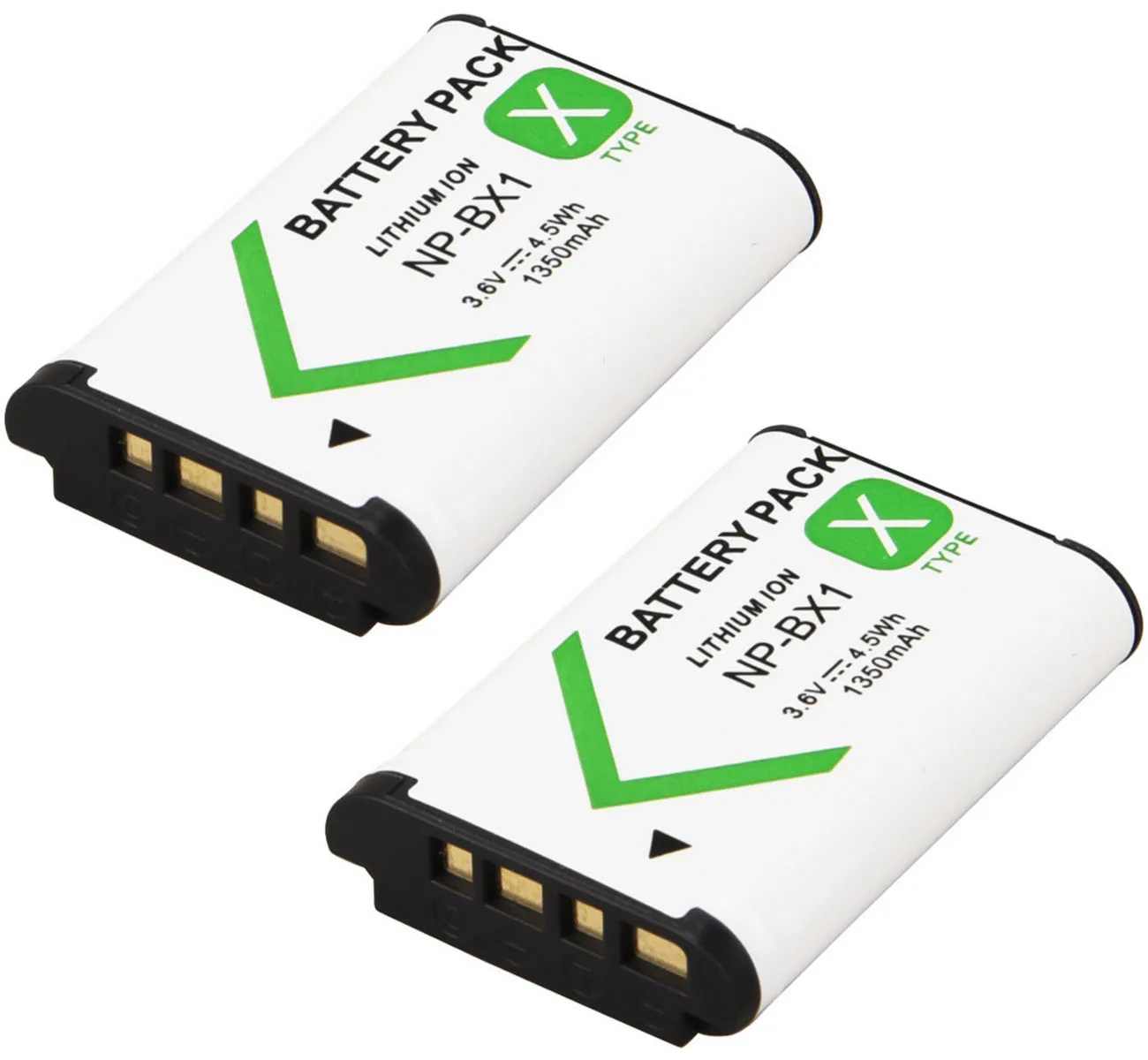 2x NP-BX1 Batteries Аккумуляторная батарея для sony HDR-AS50, HDR-AS100V, HDR-AS200V, HDR-AS300, FDR-X1000V, FDR-X3000 POV экшн-камера цифровая видеокамера - Цвет: 2x NP-BX1 Batteries