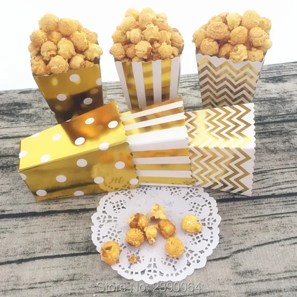 Бесплатная доставка 120 шт. стандартная коробка для попкорна