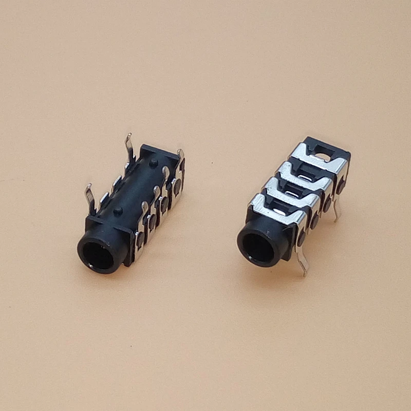 20 штук PJ-313B PJ313 3,5 мм 6Pin аудио разъем jack 3,5 мм 4-полюсный автоматический DIP Вертикальная гарнитура/разъем для наушников