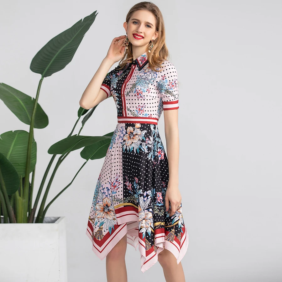 AELESEEN Роскошные модные женские туфли 2019 летнее платье отложным воротником