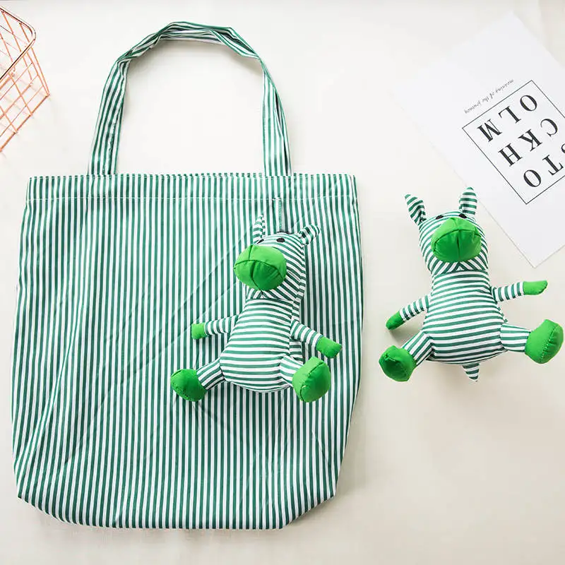 Cotton and filling Zebra Shopping Bag Eco Friendly Ladies Gift Foldable Reusable Tote Portable Shoulder | Багаж и сумки