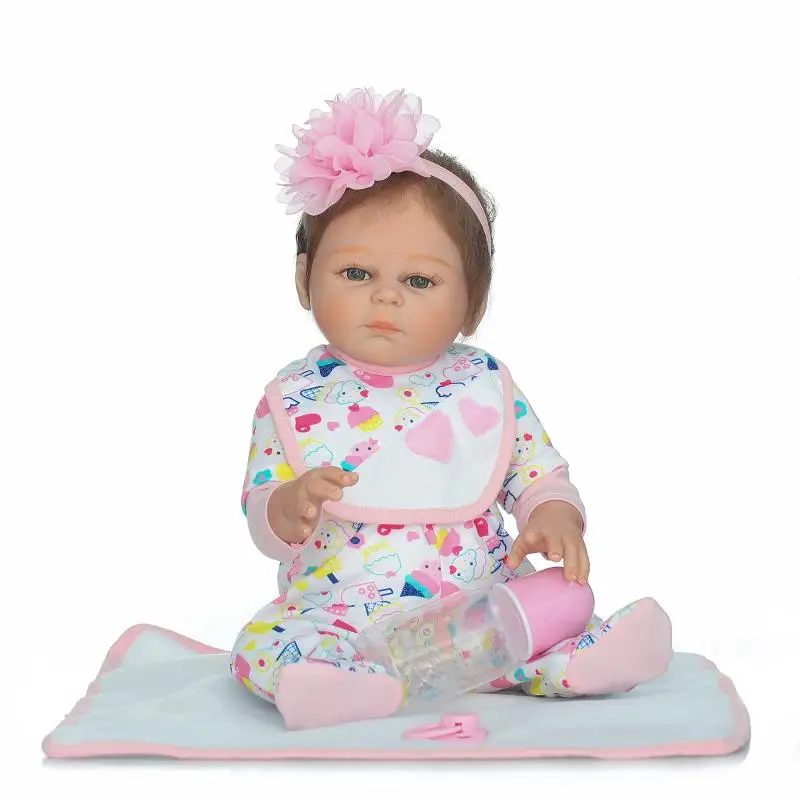 

20 дюймов силиконовые куклы Reborn Babies Brinquedos игрушки для девочек 50 см виниловые реалистичные куклы Reborn bebe детские рождественские подарки игрушки