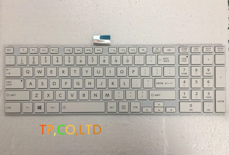 Новая клавиатура для Toshiba L50 L50-A C50 C50D C50-A C55D белая ноутбука США | Компьютеры и офис