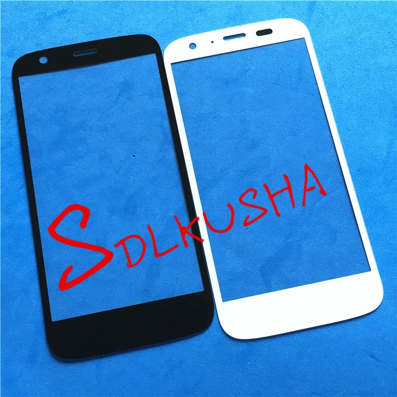 Передний внешний экран Стеклянная линза Замена сенсорного экрана для Motorola Moto G