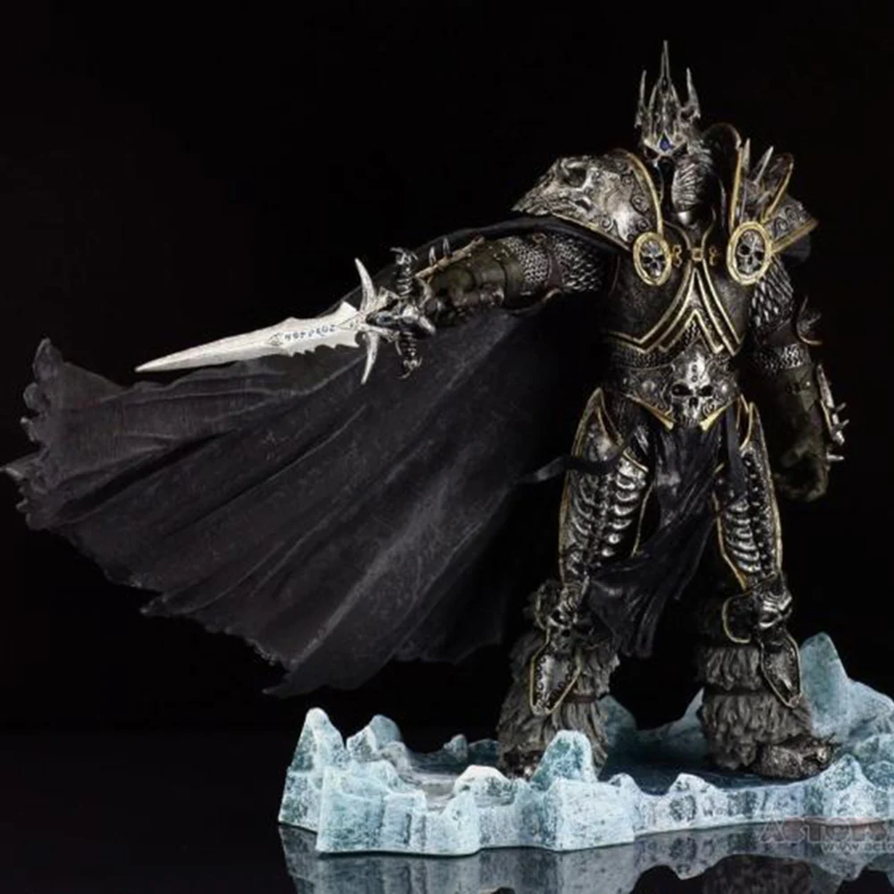 Горячая WOW FALL OF THE LICH KING ARTHAS фигурка модель игрушки 21 см для детей подарок Dota 2