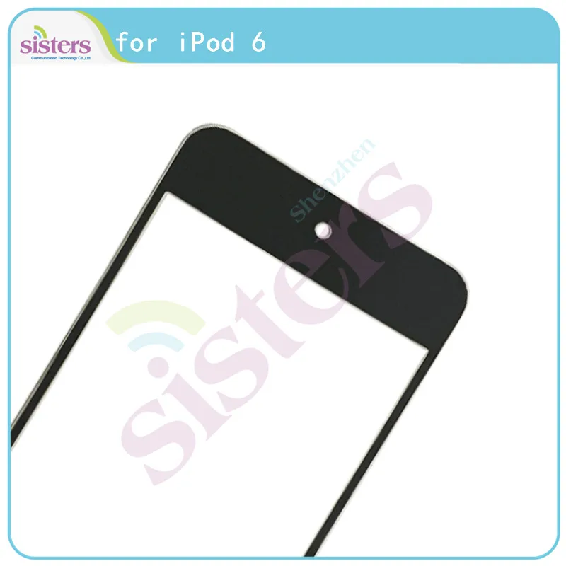 Переднее стекло для iPod Touch 6 Сенсорное Стекло Объектив Внешний сенсорный экран стекло телефон Замена Белый Черный Запасные части протестированы AAA