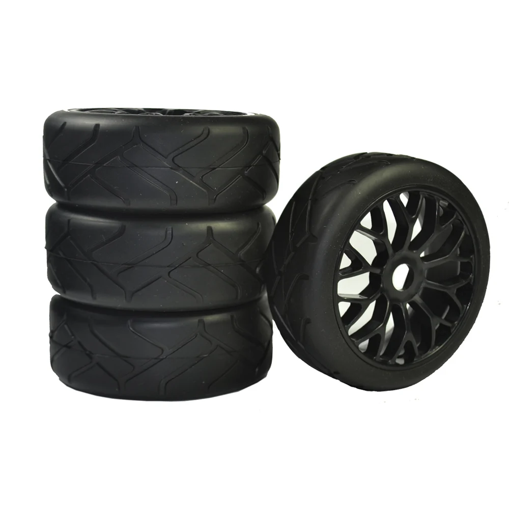 1/8 Багги (дорожные шины) 17 мм (для kyosho/hobao/HSP/HPI) 4 шт. шины|1/8 buggy tires|buggy 1/8tires |