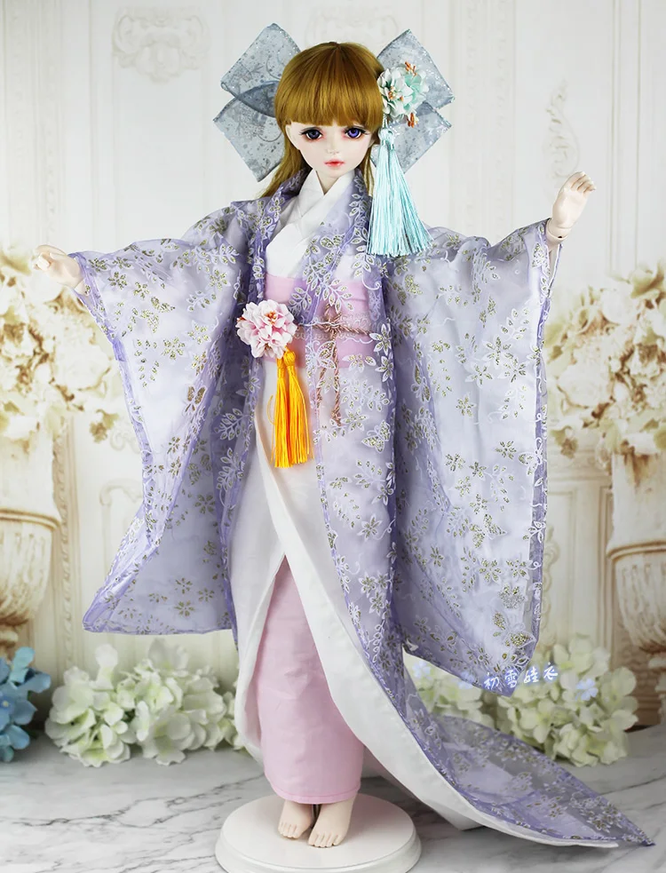 1/4 1/3 scale BJD Japanese yukata kimono set clothes accessories for BJD/SD doll,Not included doll,shoes,wig and other A0304