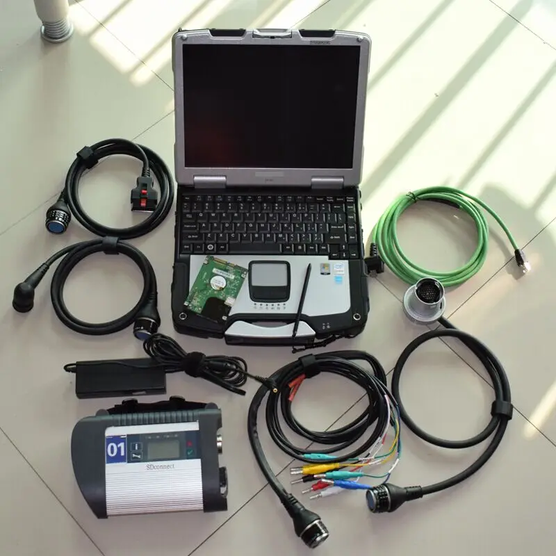 

High Quality MB Star C4 SD Connect with HDD Software 2021.06 Diagnosis Multiplexer CF30 4g Ready to Use