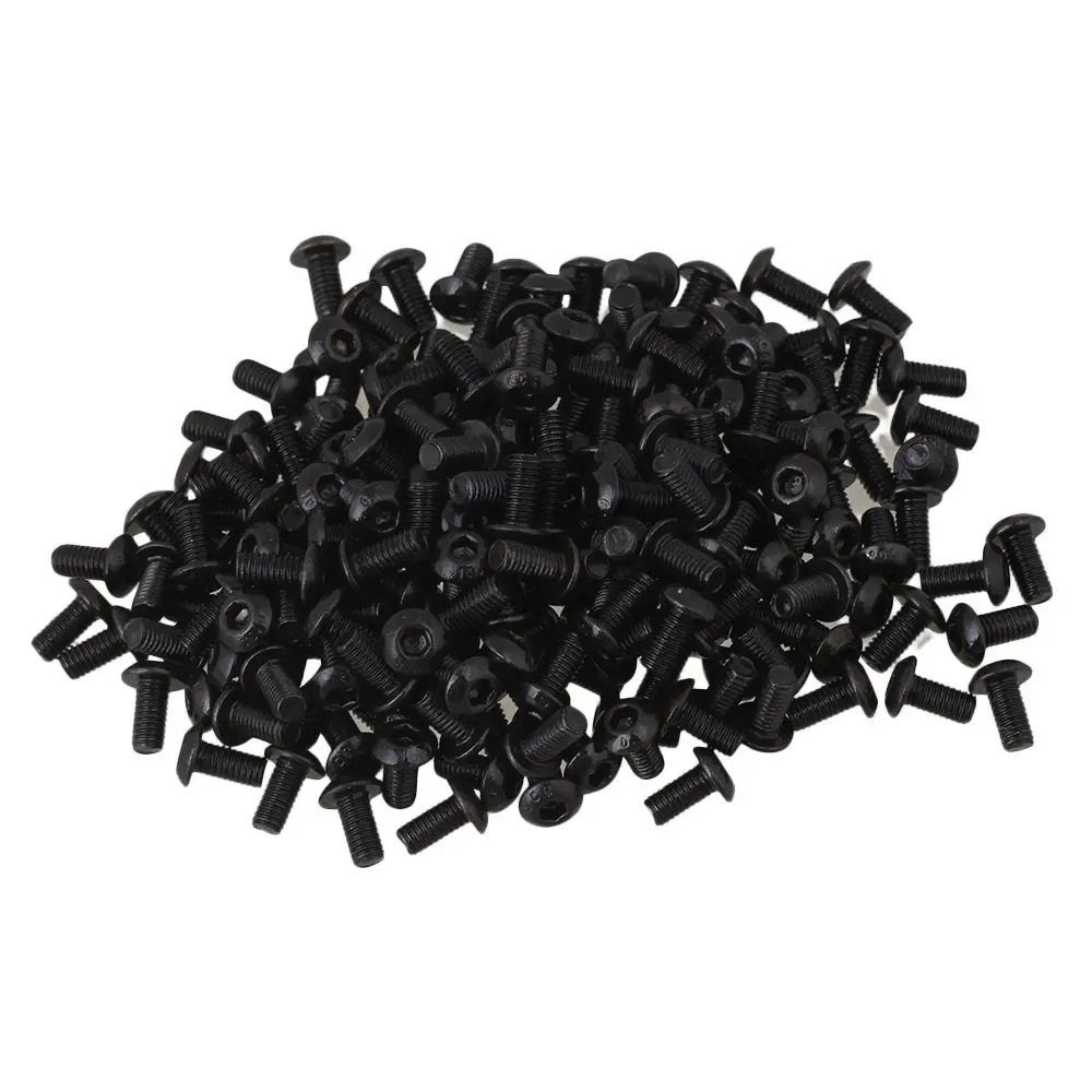 

10.9 Alloy Steel M3x6 mm Mushroom Inner Hex Screws Fasteners Pack of 100