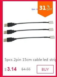 100 шт. 4 Pin гамма разъем адаптера иглы Мужской Двойной 4pin светодио дный 5050 RGB полосы