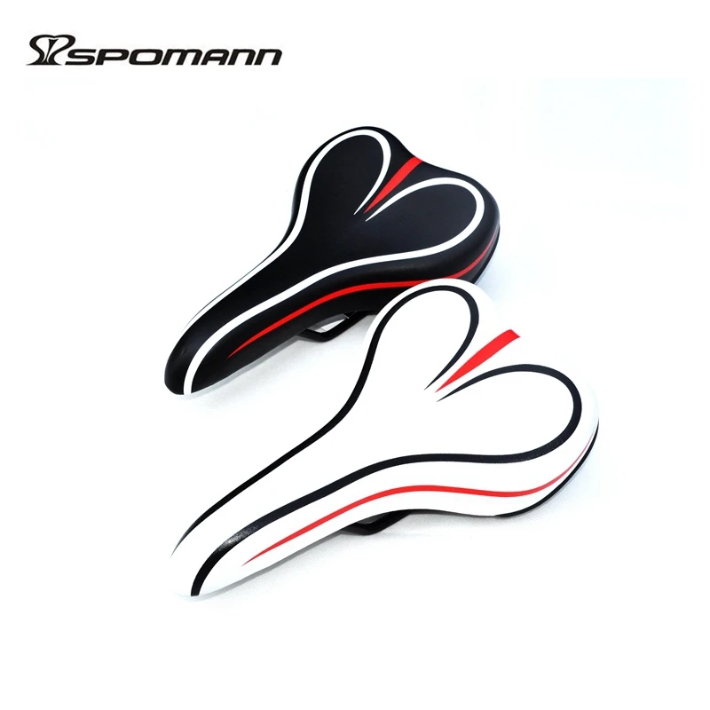 Мягкое седло для шоссейного велосипеда широкое утолщенное мягкое горного