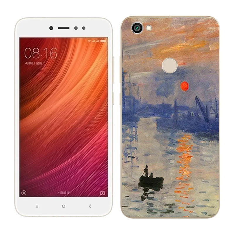 For Xiaomi Redmi Note 5A Prime Cases TPU Oil Painted for Phone Cover Hongmi 5a | Мобильные телефоны и аксессуары