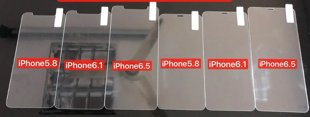 100 шт./лот и закаленное стекло для защиты экрана iPhone XS XR 9 PLUS MAX Розничная