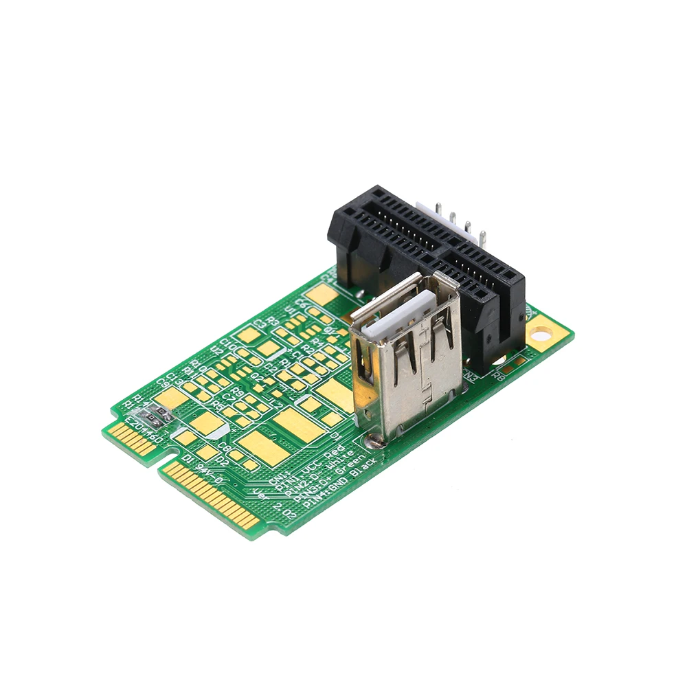 Переходник Mini PCIe в PCI Express 4x 8x 16x адаптер для переходных карт с 4 контактным кабелем