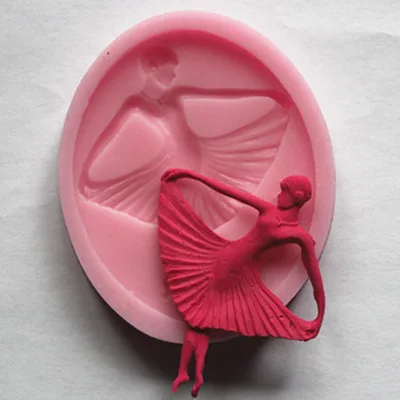 Силиконовая форма для печенья в форме девушки танцев|biscuit mold|shape siliconebiscuit silicone mold |