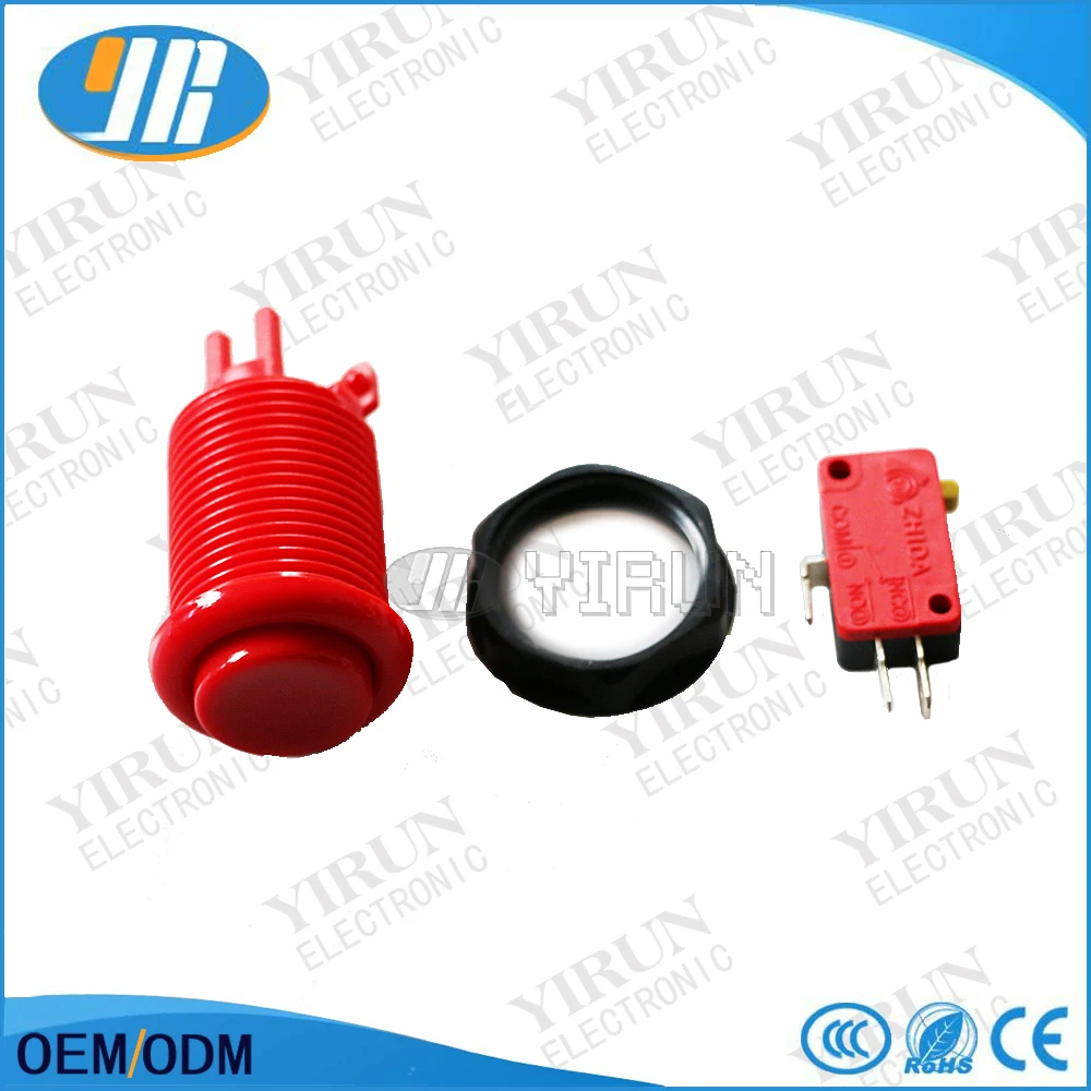 1 шт. Бесплатная доставка Аркадная Кнопка долговечная Многоадресная игра Jamma