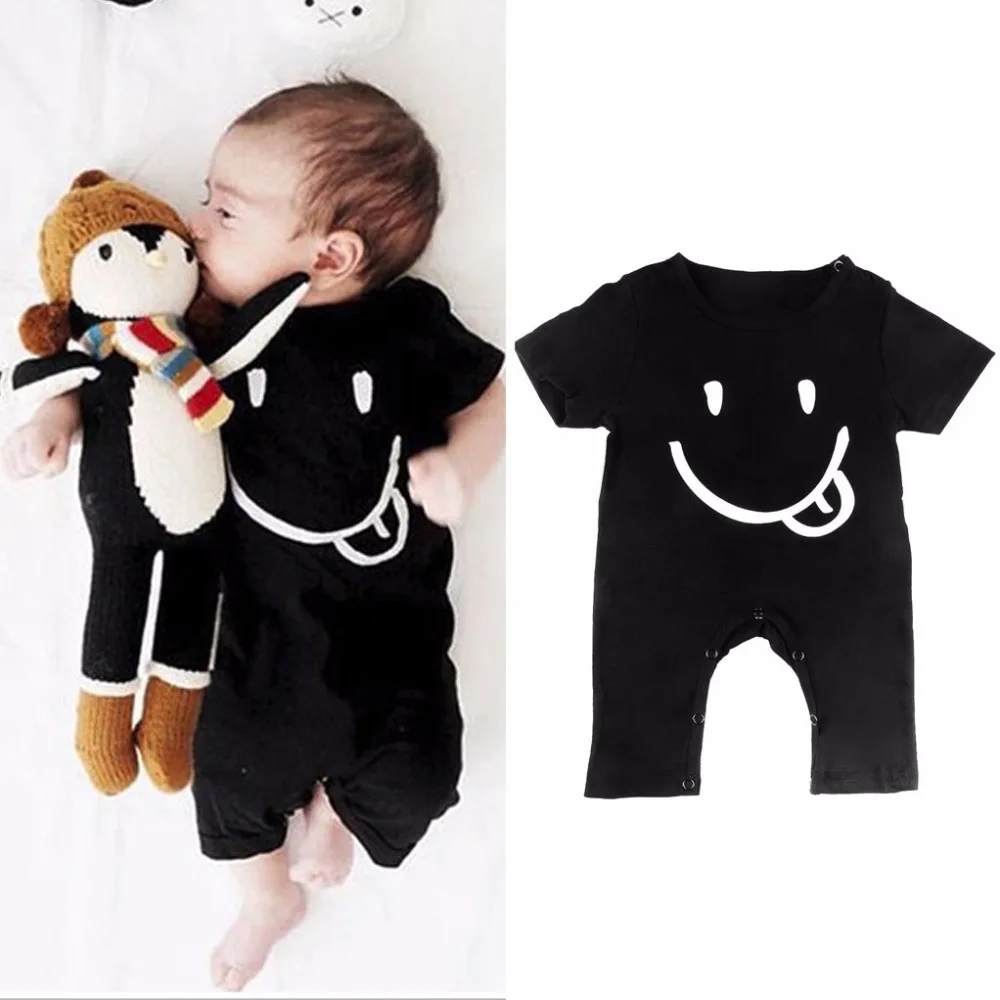 2017 модный детский комбинезон Puseky Одежда для новорожденных мальчиков и девочек