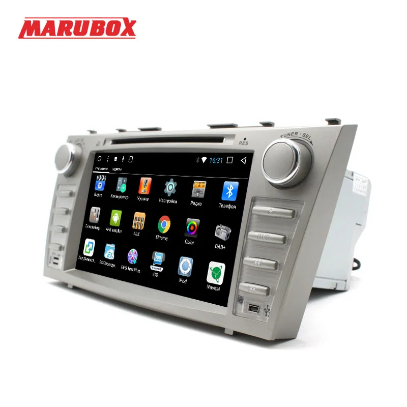 MARUBOX 2 DIN Android 7.1 Head Unit For Toyota Camry 2006-2011 GPS Navi Stereo Radio Car Multimedia Player With DVD 8A101DT3 | Автомобили