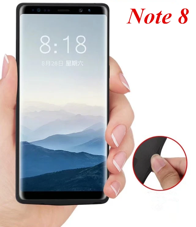 Чехол для Samsung Galaxy Note 8 аккумулятор 6500 мач зарядное устройство чехол внешний n9500 с