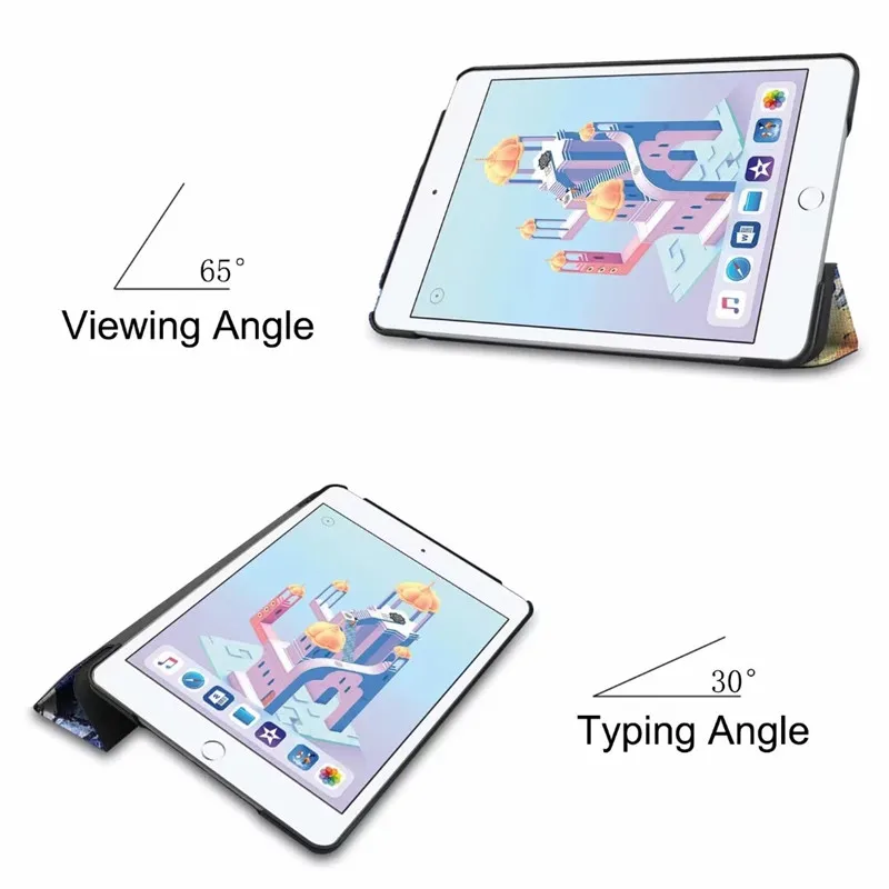 Новинка тонкий флип-чехол из искусственной кожи с подставкой для Apple iPad Mini 5 2019