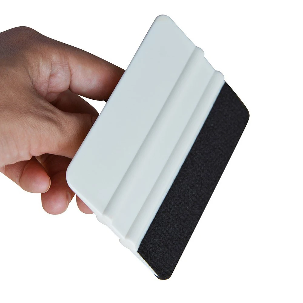 EHDIS Ракель с тканевым войлочным краем ткань фотопленка белый пластик инструменты