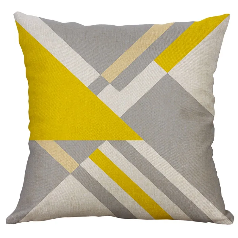 Простая льняная креативная прекрасная наволочка из полиэстера для дивана