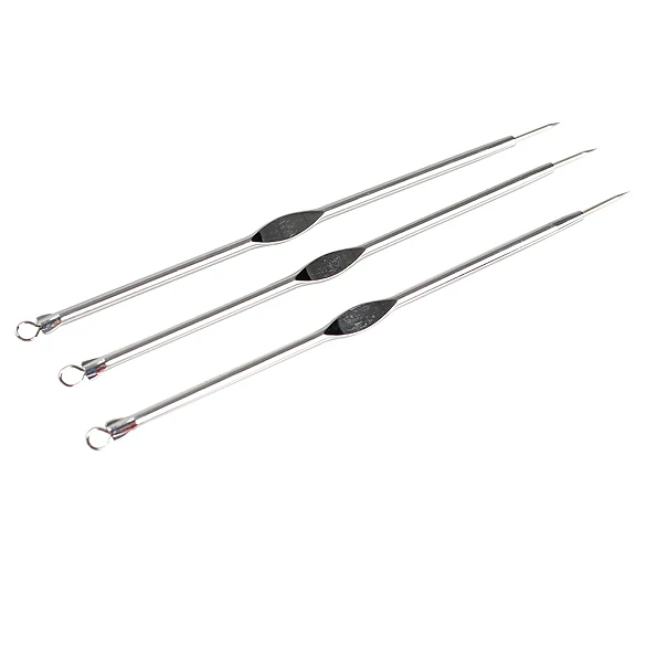 3 шт. иглы для прыщей набор удаления черных точек инструмент женщин подарок