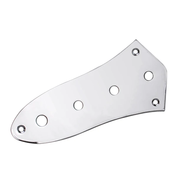 Сменная хромированная панель управления для Fender Jazz Bass гитарная ремонтная деталь