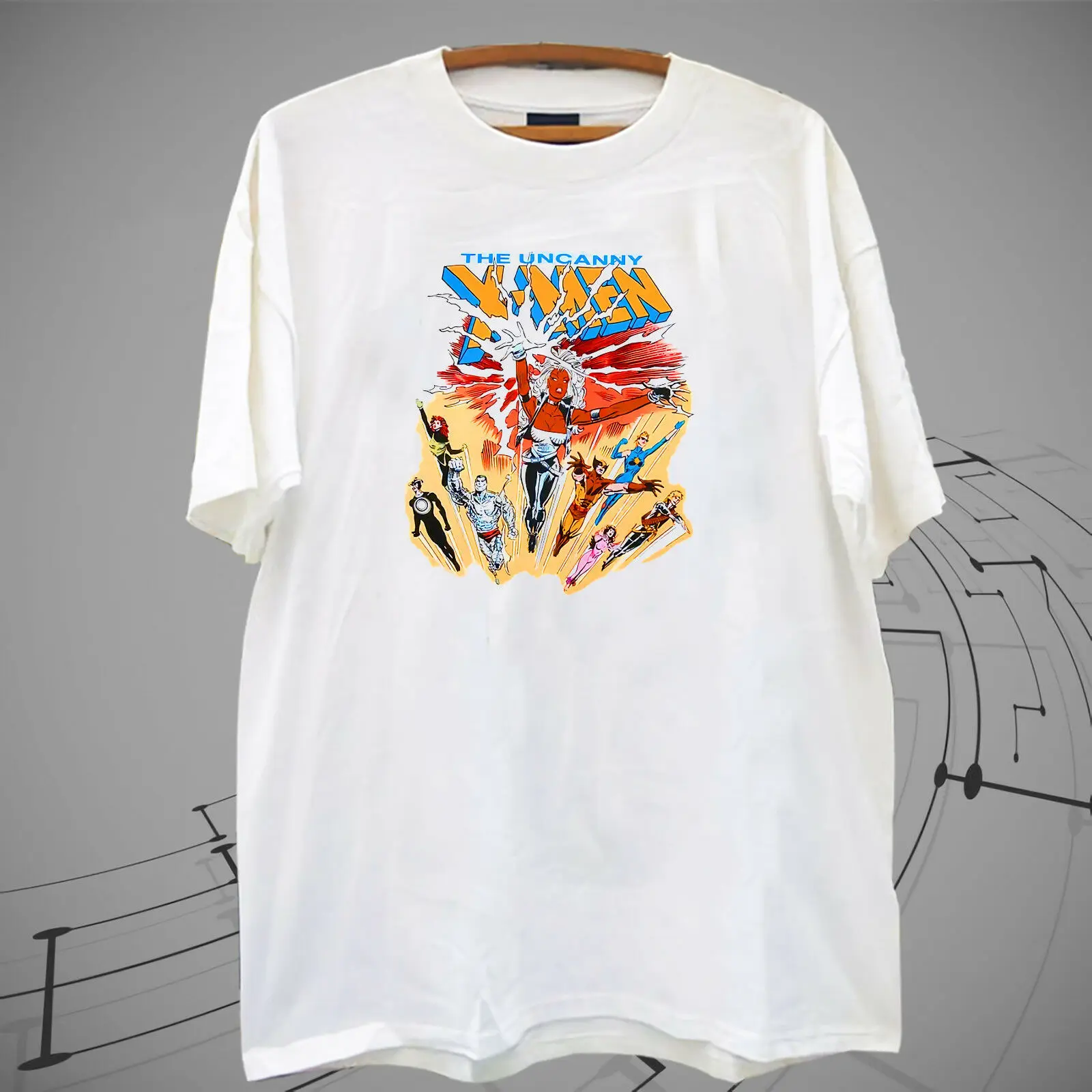 

New !! VTG vtg 80s 1988 The Uncanny X-MEN White T Shirt Tee New Brand-Clothing T Shirts top tee