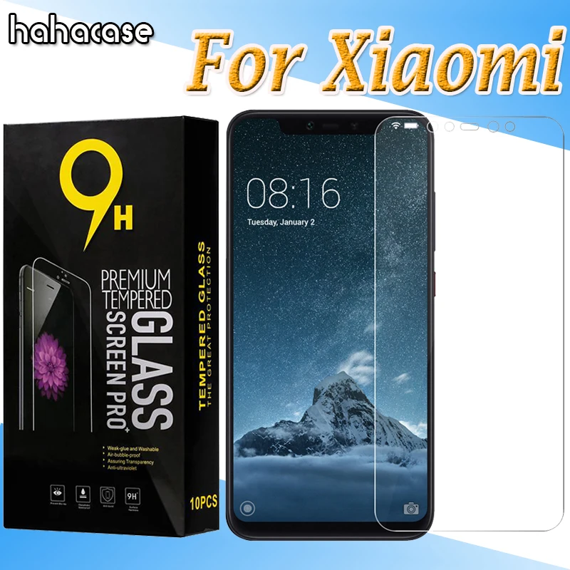 500 шт. закаленное стекло для защиты экрана Xiaomi Mi 9 8 SE 8X Pro 6 Plus 6X 9T 9X CC9 CC9E защитная