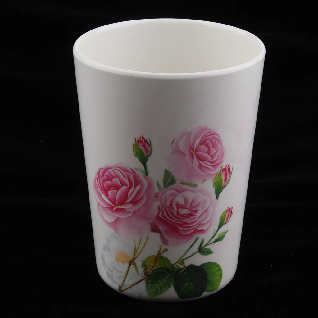 Кружка из меламина с цветочным узором для офиса дома кофе чая питьевая чашка