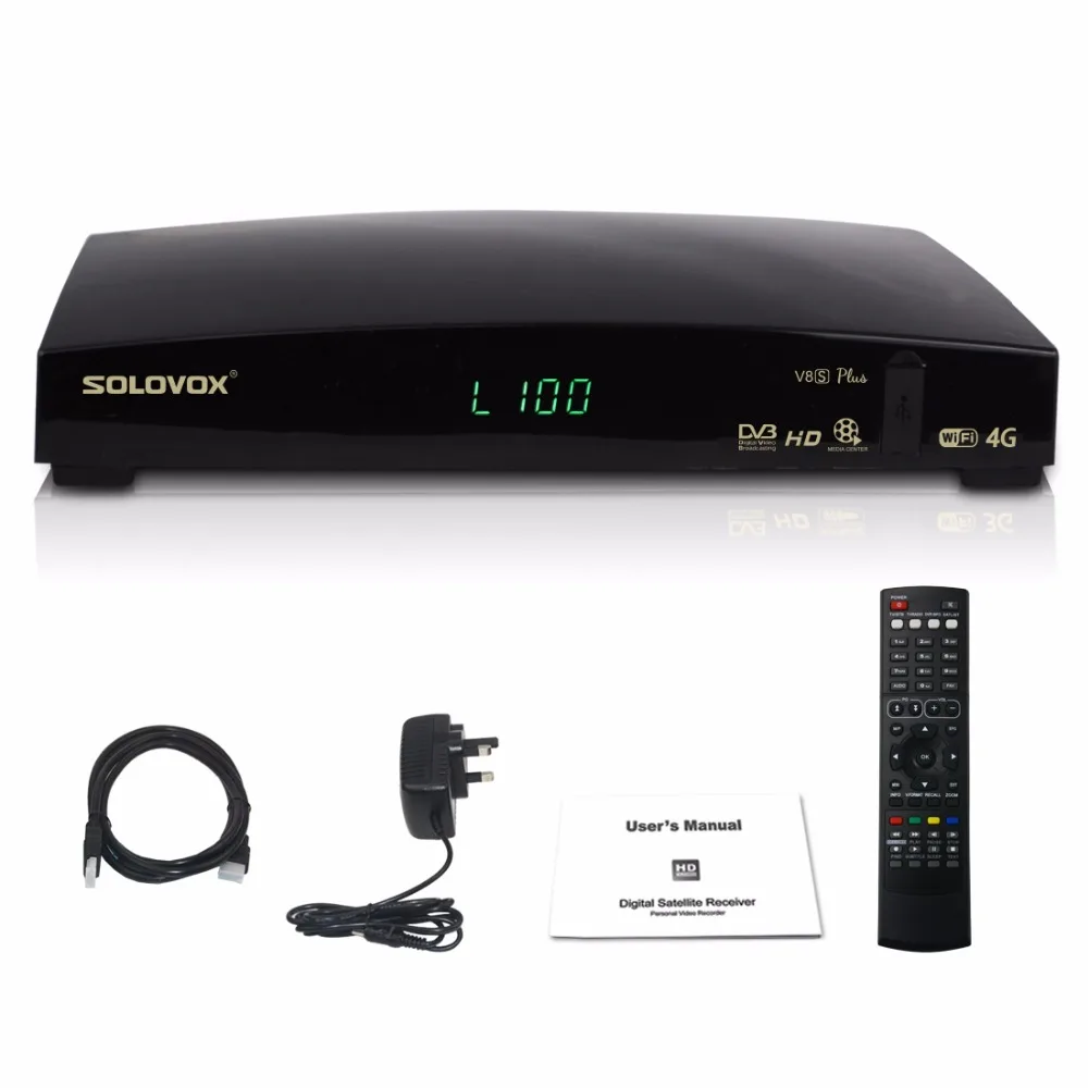 5 шт. оригинальный solovox V8S плюс цифровой спутниковый ресивер S V8 Поддержка webtv Biss