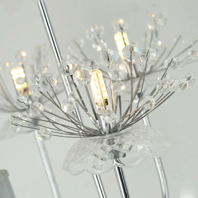 Простая Современная хрустальная люстра для гостиной Скандинавское искусство