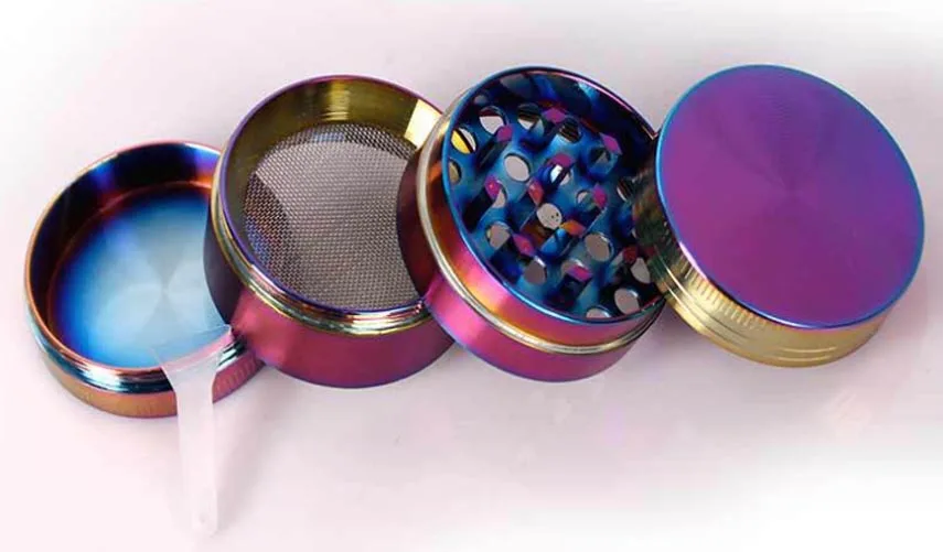 

Four layers colorful tobacco grinder