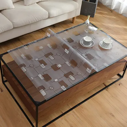 Водонепроницаемые маслонепроницаемые пластиковые скатерти с цветочным принтом