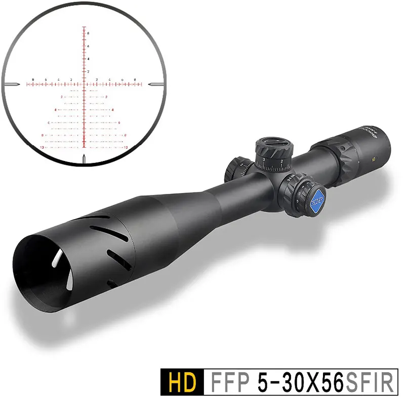 Дискавери HD 5-30X56 SFIR FFP Высокая точность дальность съемки Riflescope 34 мм трубка оптический прицел первый фокальный самолет ультра широкий