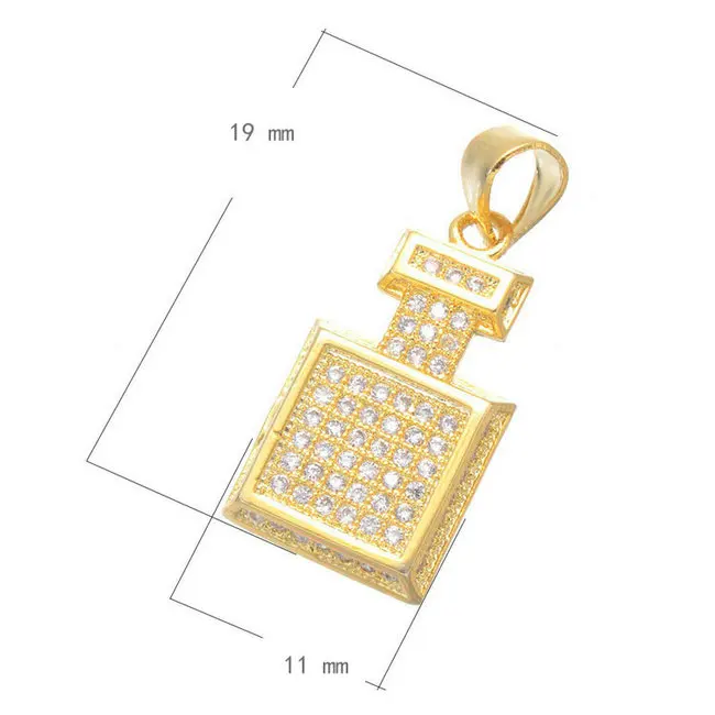 Новое поступление женские бутылки формы микро проложить CZ золотые ювелирные