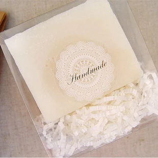 80 шт. белые кружевные золотистые ручная работа упаковка для торта уплотнительные