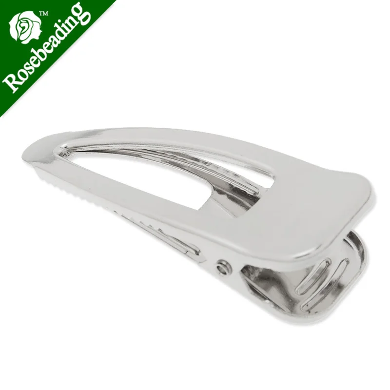 

59mm Metal Alligator Hair Clip with Teeth,Nickel color,21mm width,20pcs/lot-C4517
