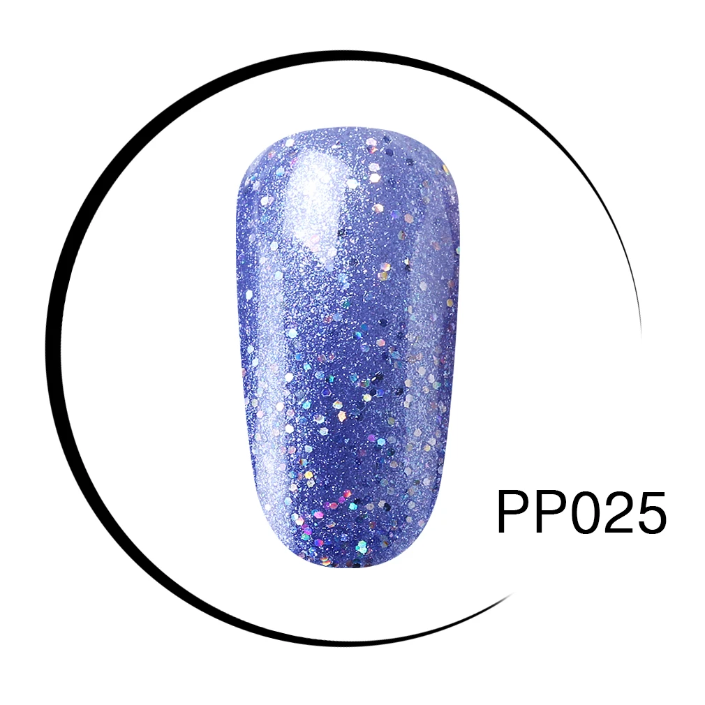 PP025 Elite99 10 мл УФ-гель для ногтей фиолетовый лак для ногтей Полупостоянный Гель-лак для ногтей - Цвет: PP025