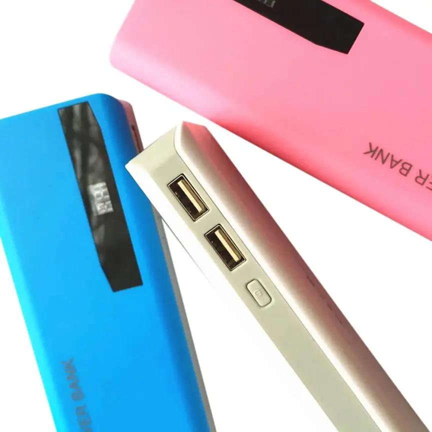 HIPERDEAL светодиодный дисплей 5X 18650 USB внешний аккумулятор зарядное устройство чехол