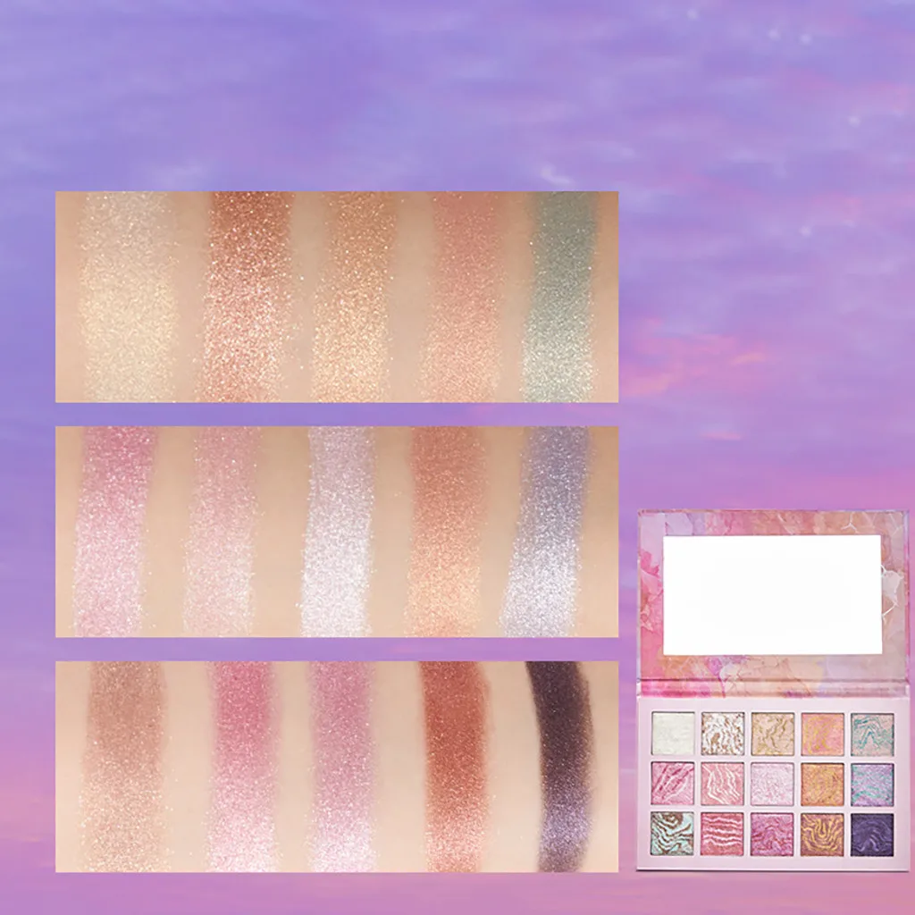 Блеск тени для век Красота глазурованный голый Professional Новый порошок Палитра