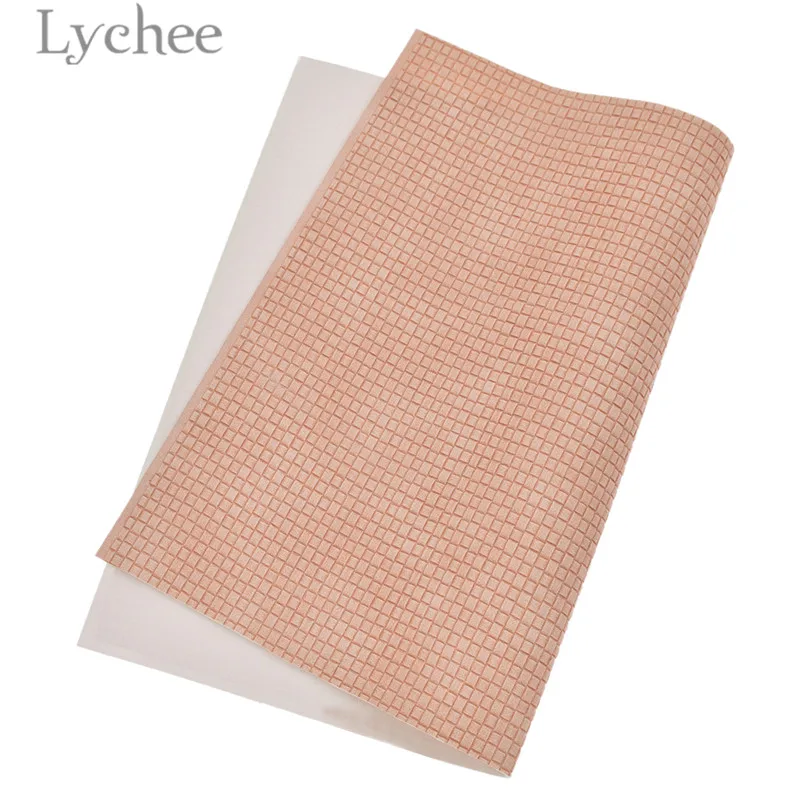 Lychee, 1 предмет 21x29 см A4 тканым узором ПВХ кожа ткань синтетическая кожа DIY Материал с плоским дном для одежды сумки из натуральной кожи Ремни - Цвет: 3