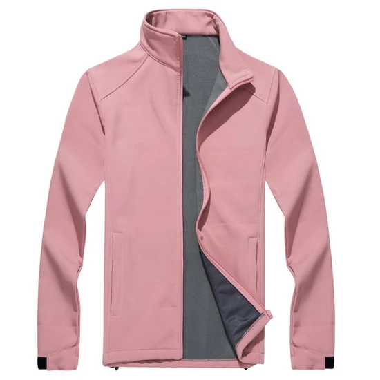 pink LoClimb женские походные куртки для мужчин и женщин зимние уличные флисовые пальто для альпинизма треккинга Спортивная флисовая куртка AM345 - Цвет: pink