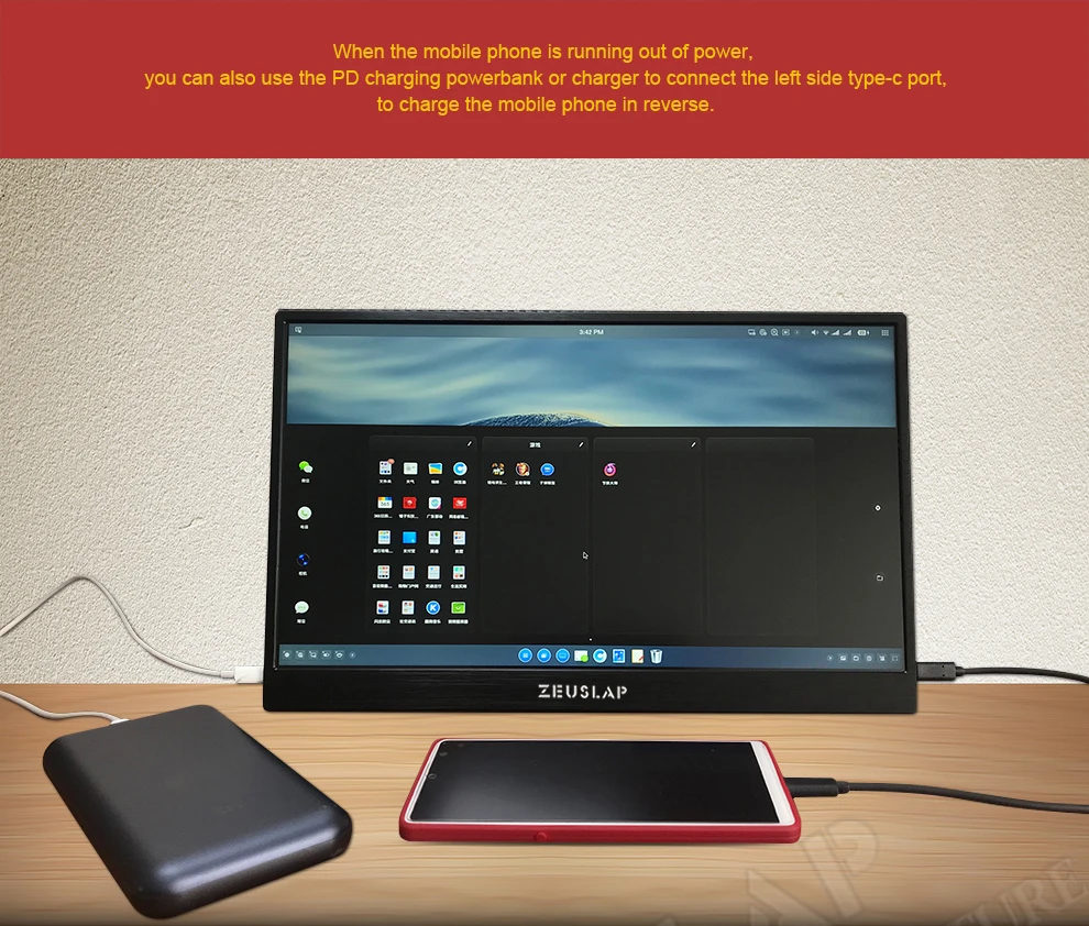 15,6 дюймов портативный компьютерный дисплей монитор ЖК-экран USB C Дисплей для планшета ноутбука для xbox one для Macbooks
