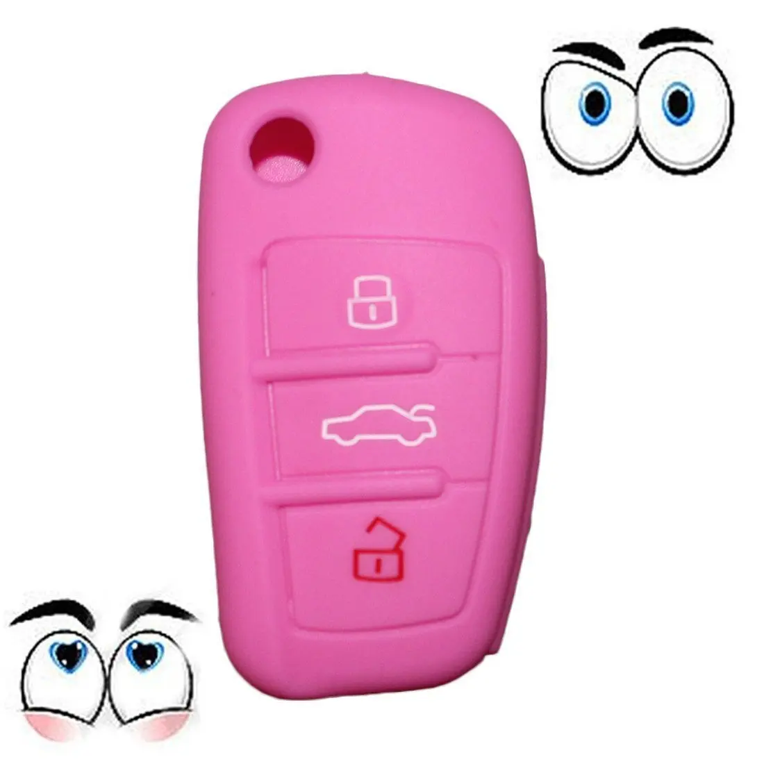 Автомобиль дистанционного управления силиконовый 3 ключа оболочки Чехол Флип