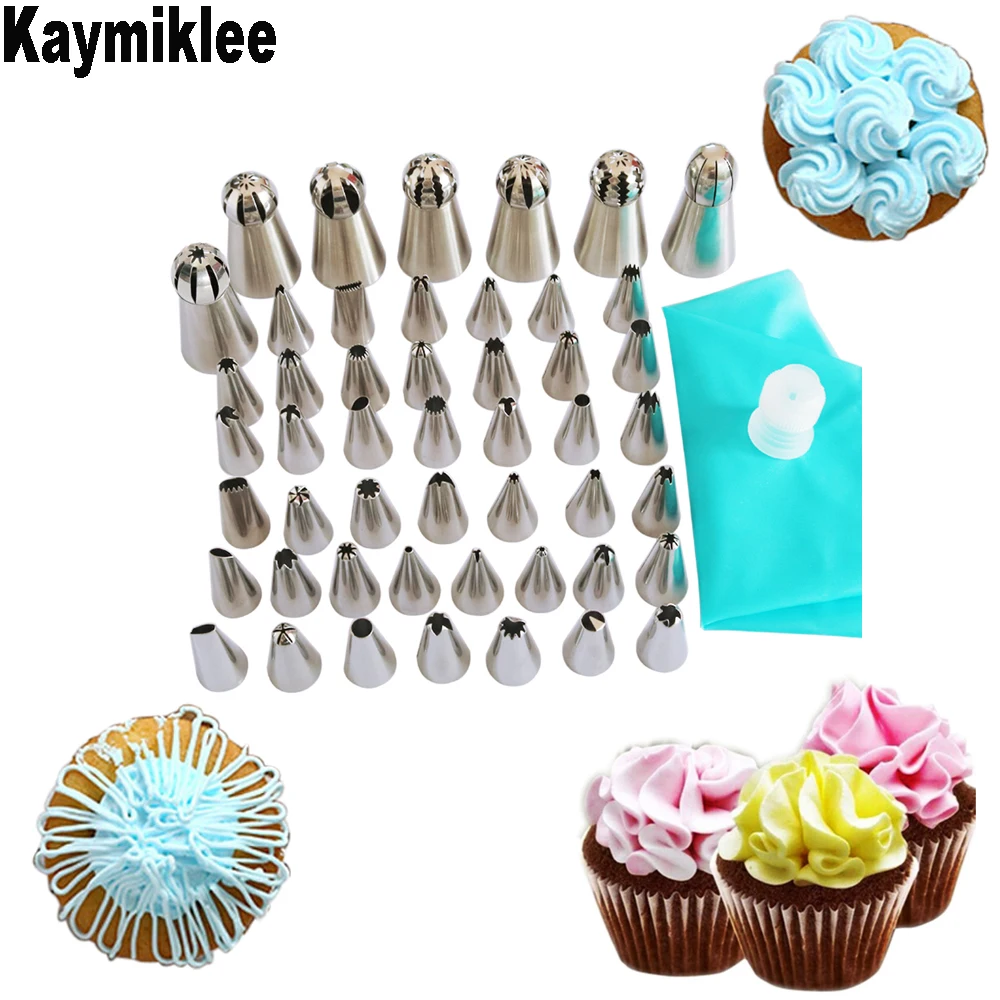 Кондитерские насадки KAYMIKLEE 51 шт./компл. кондитерские для украшения торта