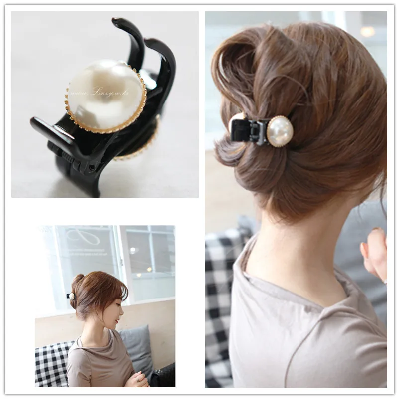 Дешевая мини мельница для волос заколка краб черные шпильки обувь с украшением