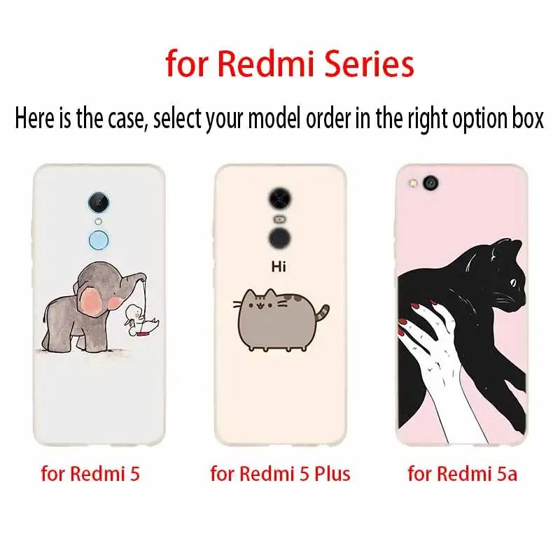 Силиконовый чехол для Xiaomi Redmi Cover 9 8 7 6 5 4 A 9at Prime 4x K20 Pro Y3 милый забавный с кошачьими